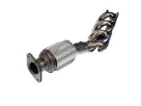 OEM Nissan Pathfinder Exhaust Manifold With Catalytic Converter Driver Side - 14002-ZT01C