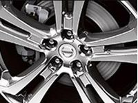 OEM 2017 Nissan Maxima Center Caps Black (1-piece) - 40342-4RB4B