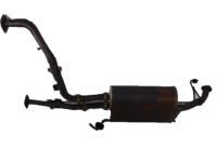 OEM 2000 Nissan Pathfinder Exhaust, Main Muffler Assembly - 20100-5W015