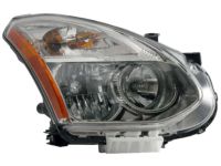 OEM 2013 Nissan Rogue Headlamp Housing Assembly, Passenger Side - 26025-1VK0A