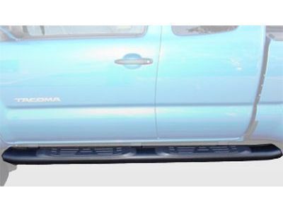 Toyota PT767-35113 5-in. Oval Tube Steps-Black-Double Cab Long Bed