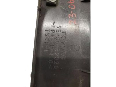 Toyota 75735-52020 Moulding, Front Door Outside, Lower RH