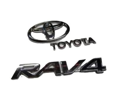 Toyota 75430-42010 Back Door Emblem Assembly, No.1