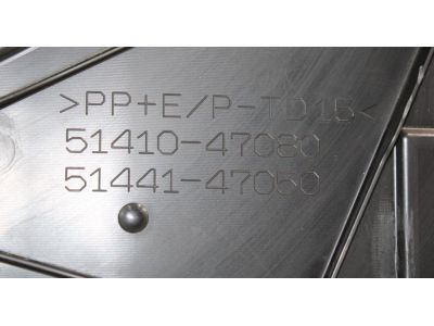 Toyota 51410-47080 COVER ASSY, ENGINE U