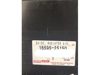 Toyota 16595-25150 Air Guide