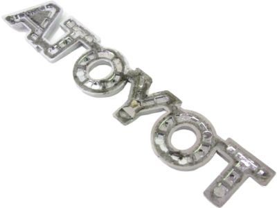 Toyota 75441-02070 Nameplate