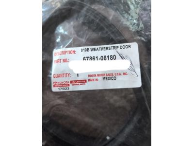 Toyota 67861-06180 Surround Weatherstrip