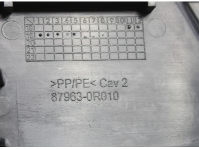 Toyota 87963-0R010 Hole Cover