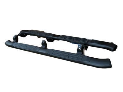 Toyota PT767-35111 5-in. Oval Tube Steps-Black for Access Cab