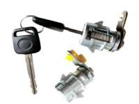 OEM 1997 Toyota 4Runner Cylinder & Key Set, Door Lock, LH - 69052-35090