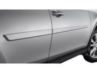 OEM 2016 Toyota Corolla Body Side Moldings-Black Sand Pearl (0209) - PT938-02140-02