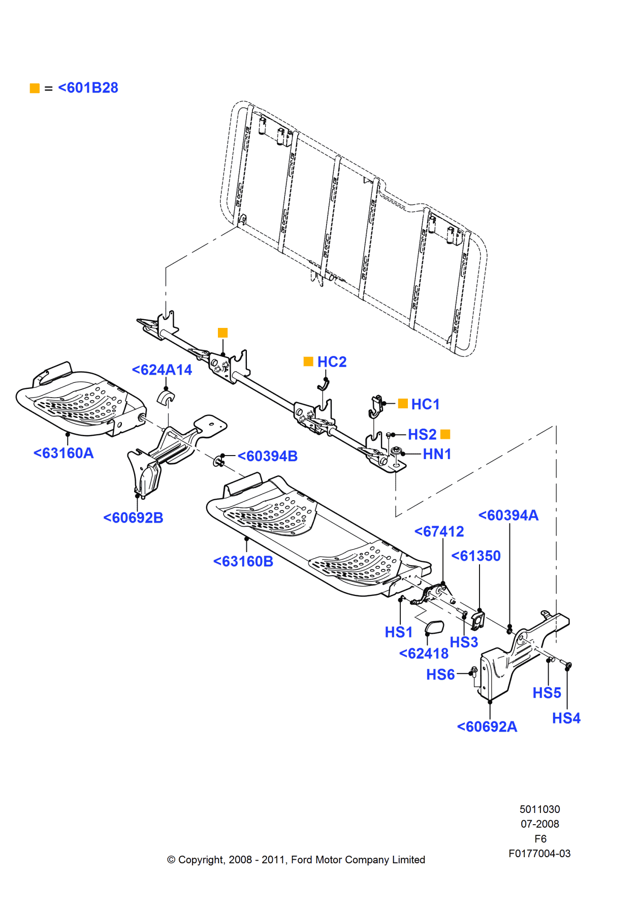 Ford 4L3Z-18624A14-A Retainer - Bezel