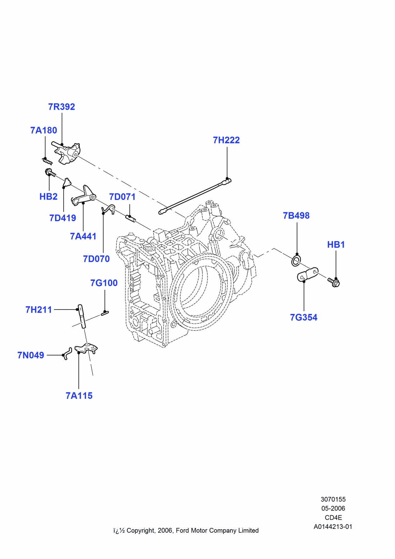 Ford F5RZ-7D070-A Spring