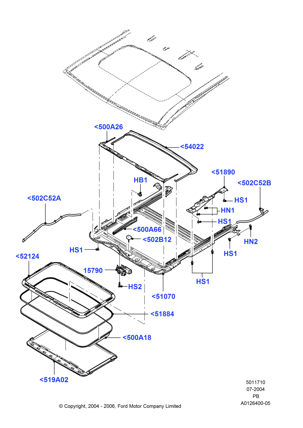 Ford -W711266-S424 Bolt And Washer Assembly - Hex.Head