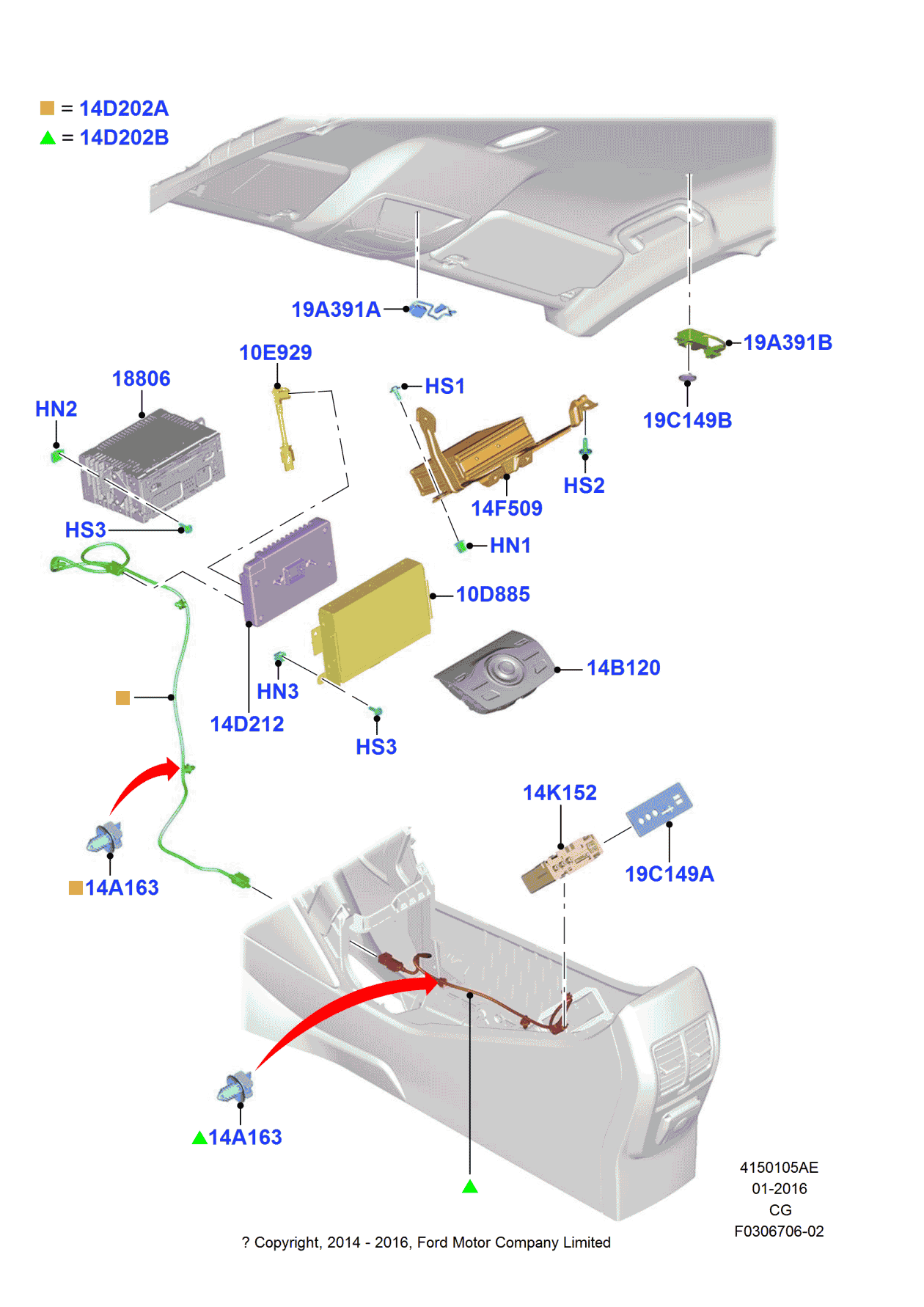 Ford CM5Z-18C869-FV Receiver Assembly - Radio