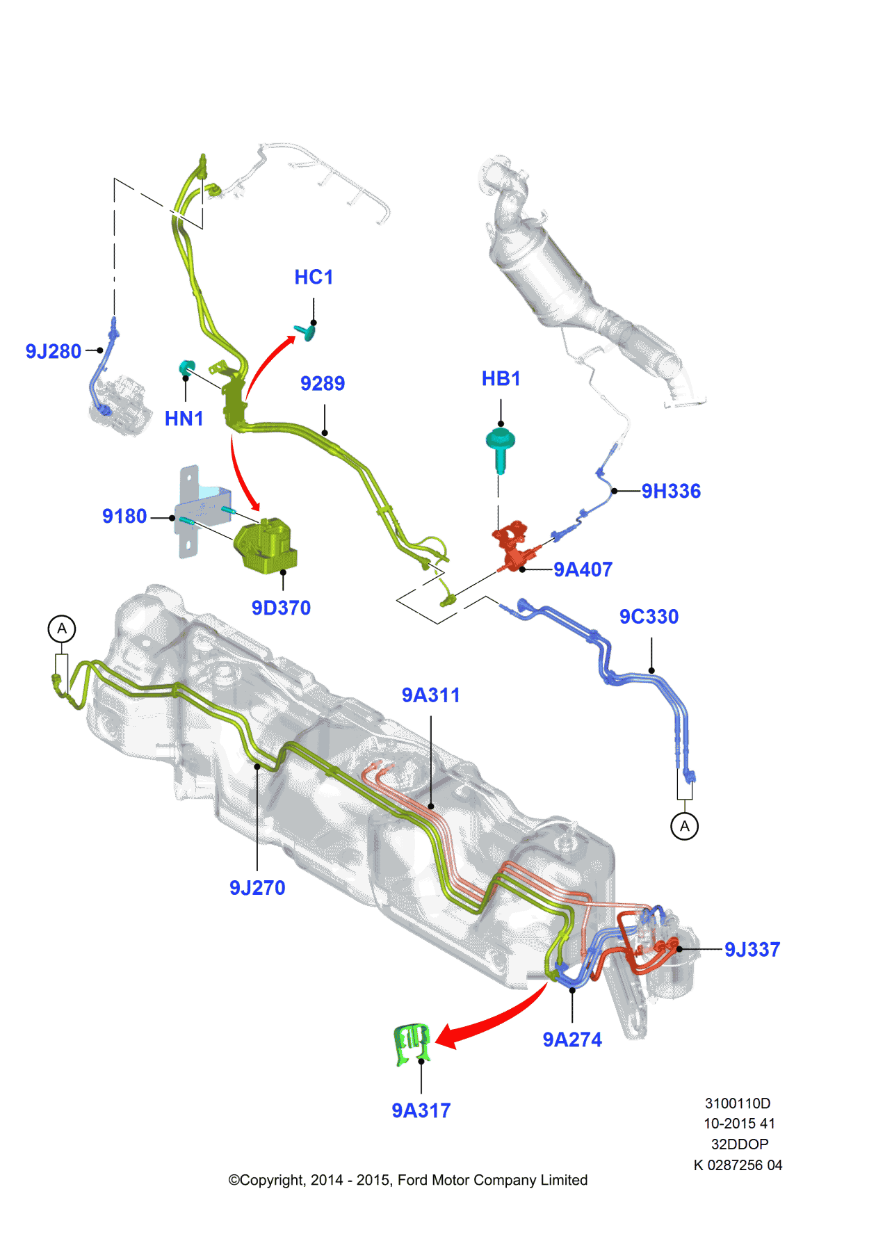 Ford GK4Z-9D371-A Bracket
