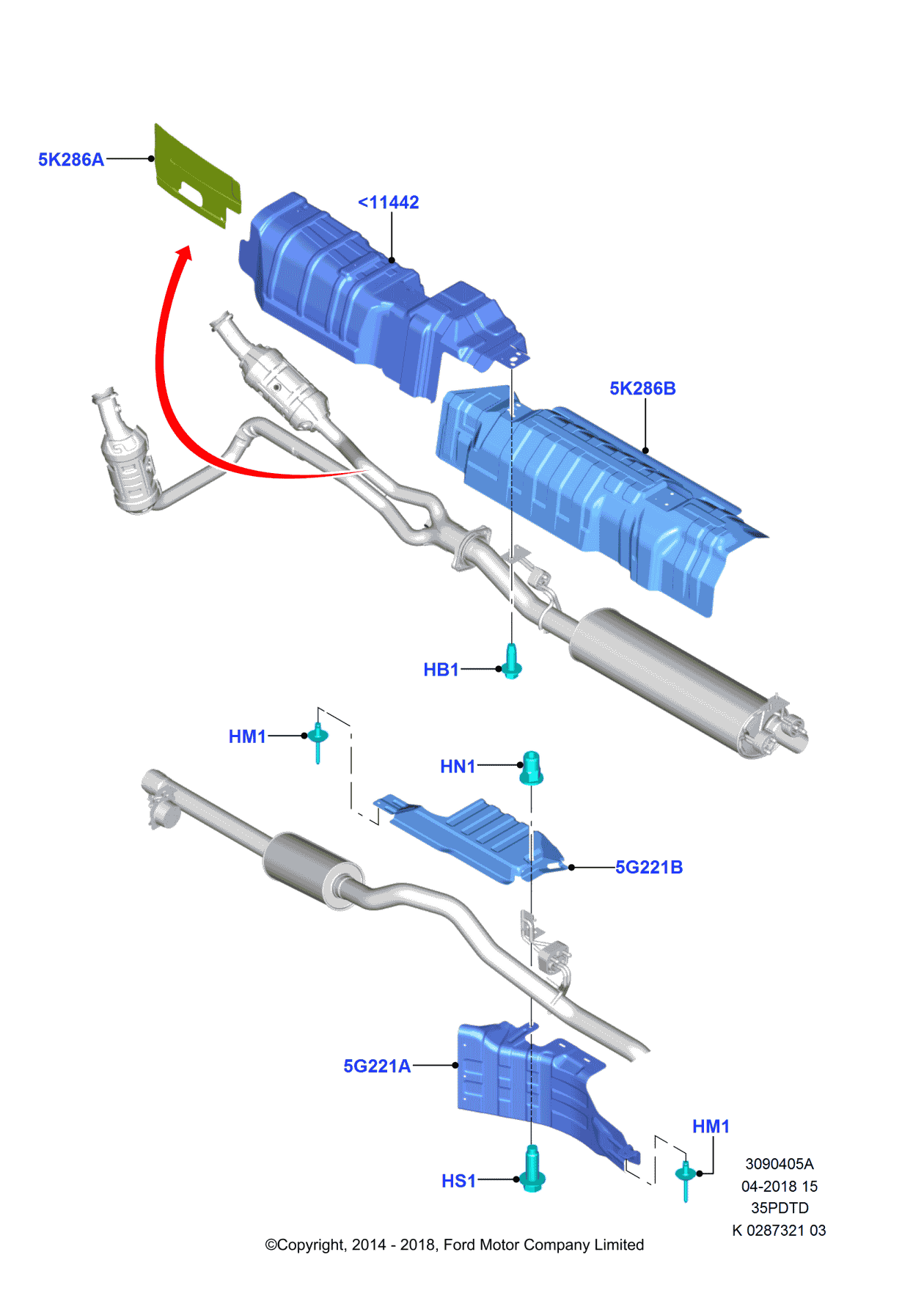 Ford -W704924-S437 RIVET - BLIND