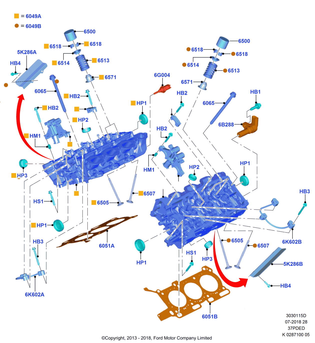 Ford DK4Z-9Y427-A SHIELD - EXHAUST MANIFOLD HEAT