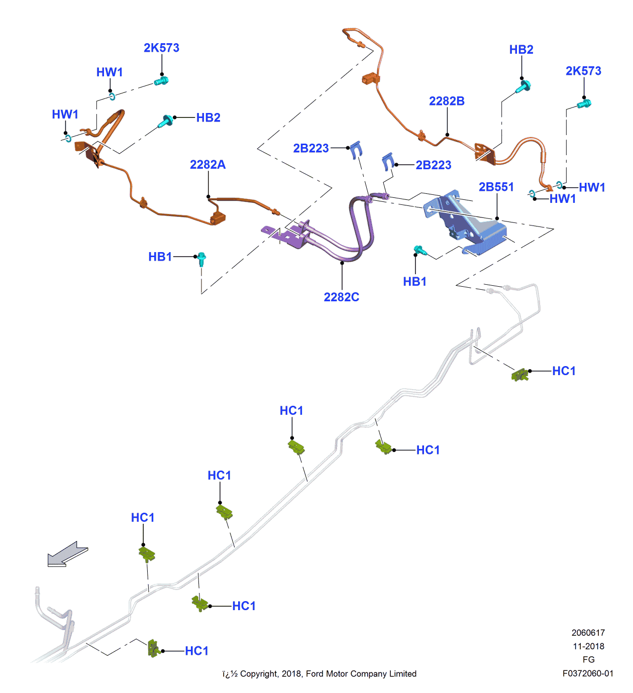 Ford -W701944-S439 Bolt - Flanged Hex.