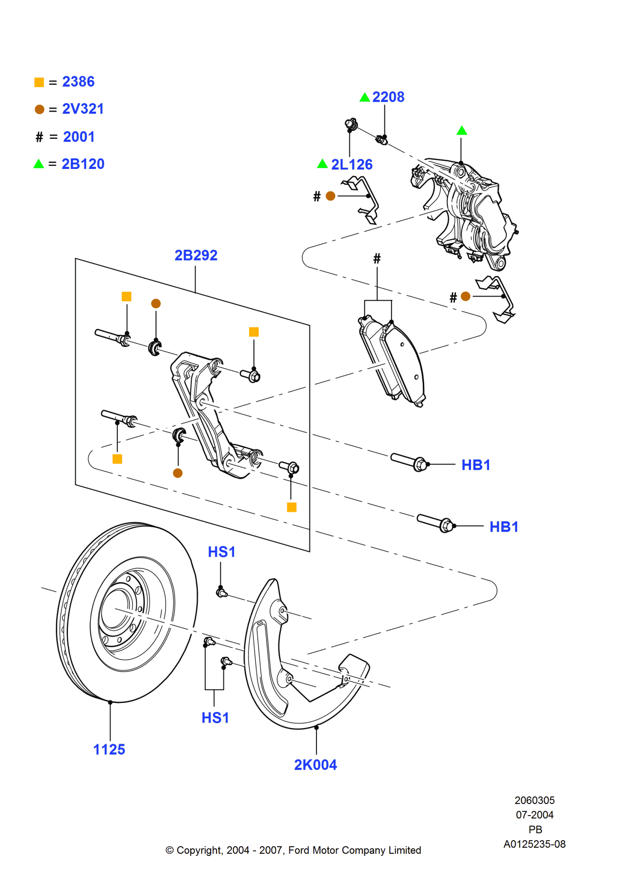 Ford 5F9Z-2L126-AA Cap - Bleed Screw