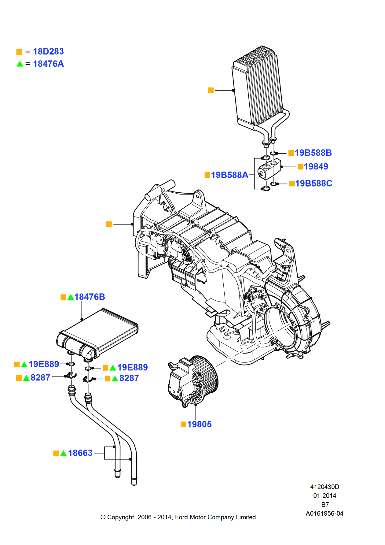 Ford 7L1Z-19B588-C Seal