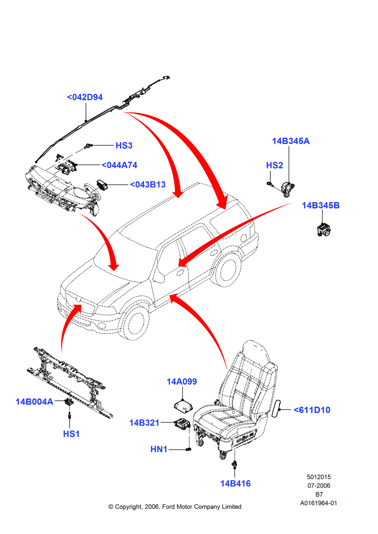 Ford -W708796-S437 Nut - Special