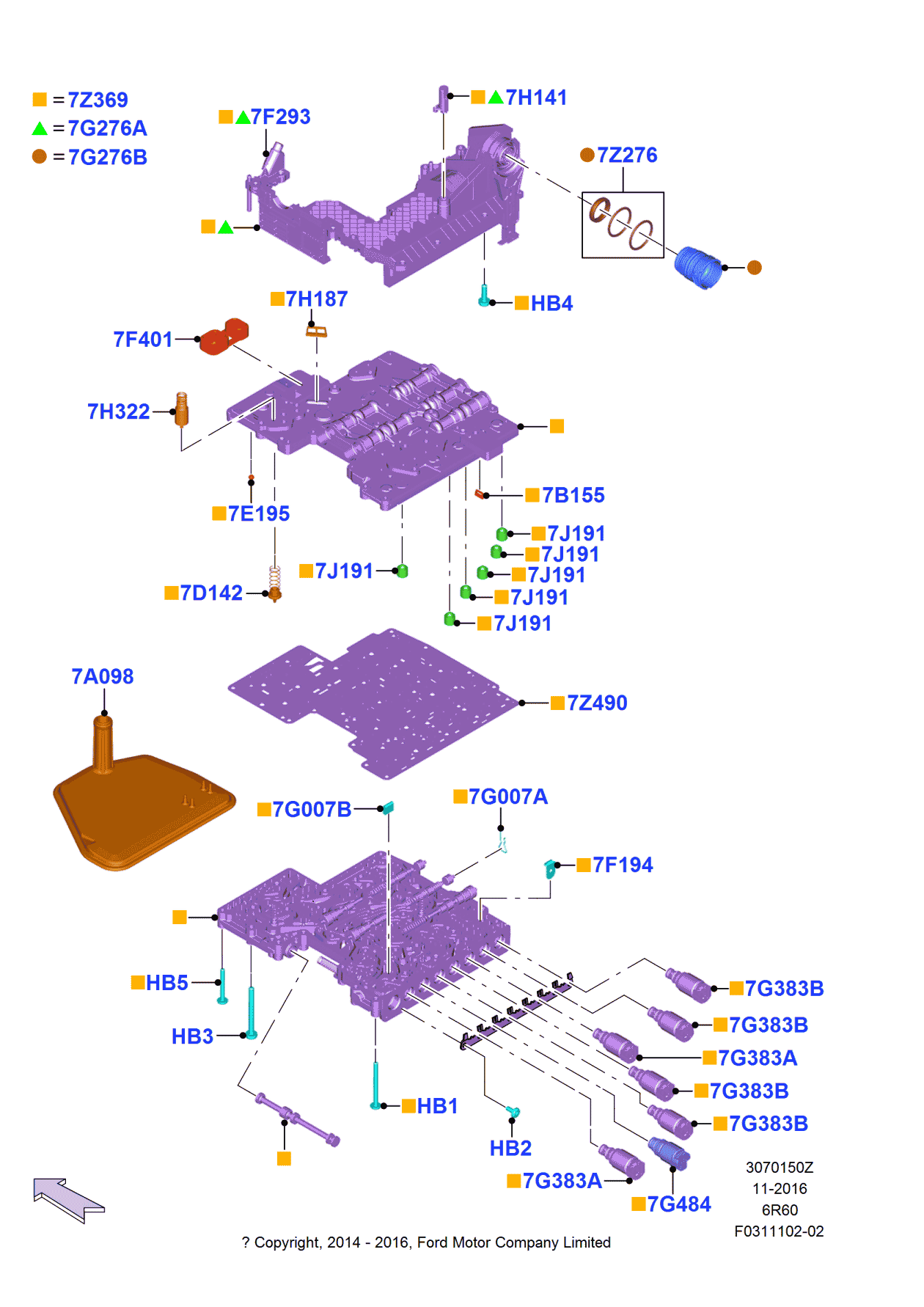 Ford 6L2Z-7312-A Valve Assembly