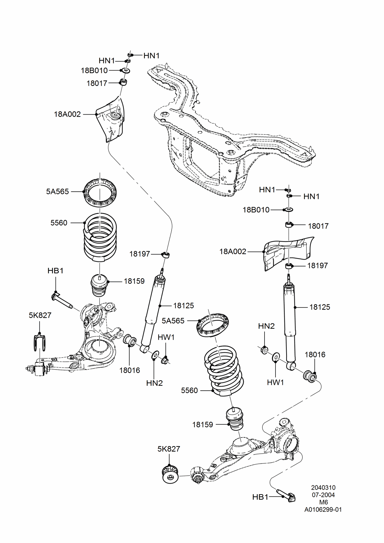 Ford YL8Z-18B010-AA Retainer - Special