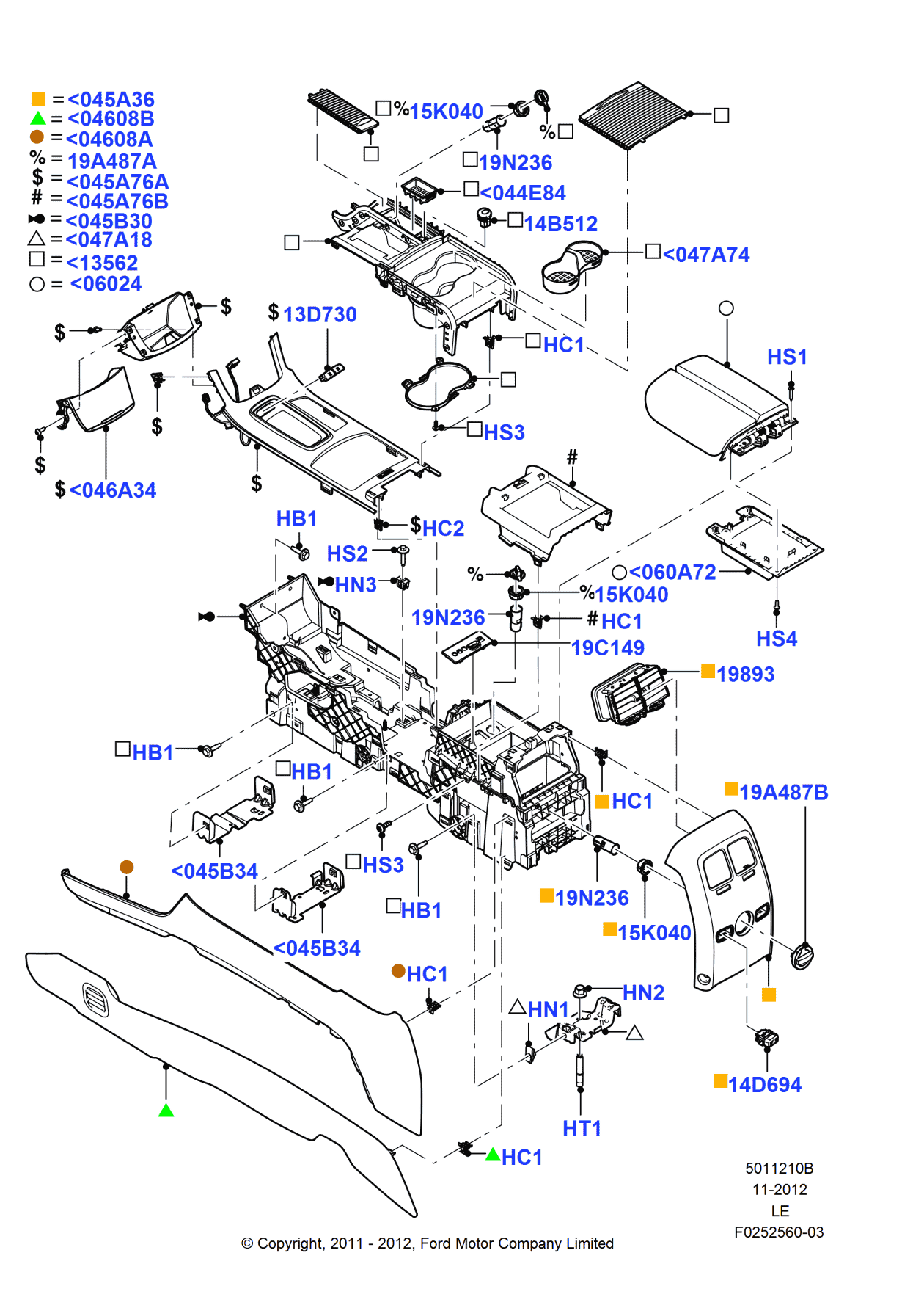 Ford DA5Z-54046A34-AA Cover Assembly