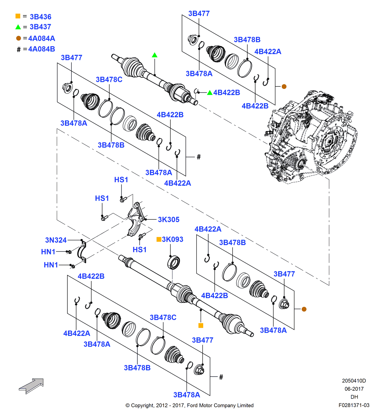 Ford 1C1Z-3B478-A Clamp - Boot