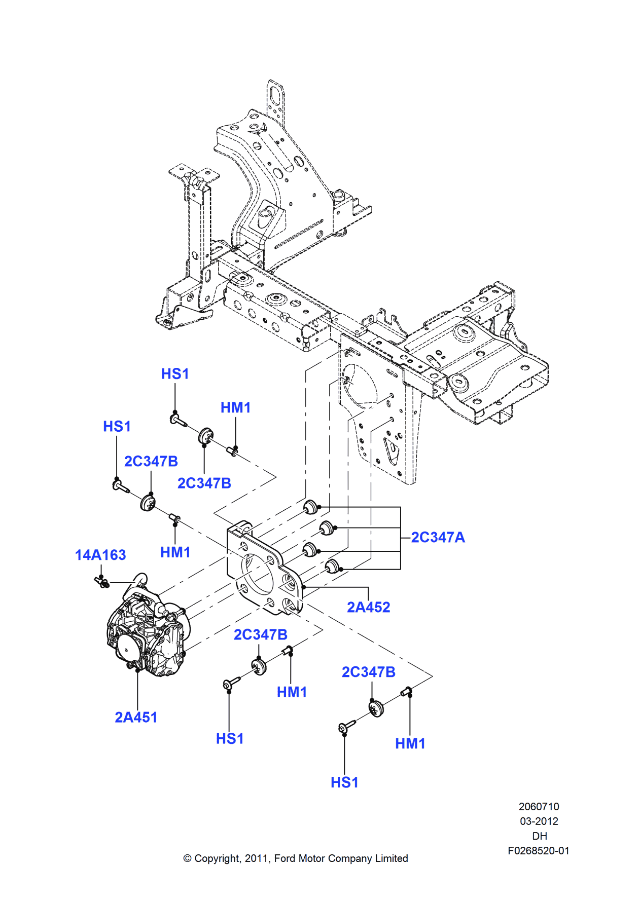 Ford CM5Z-14197-A Clip