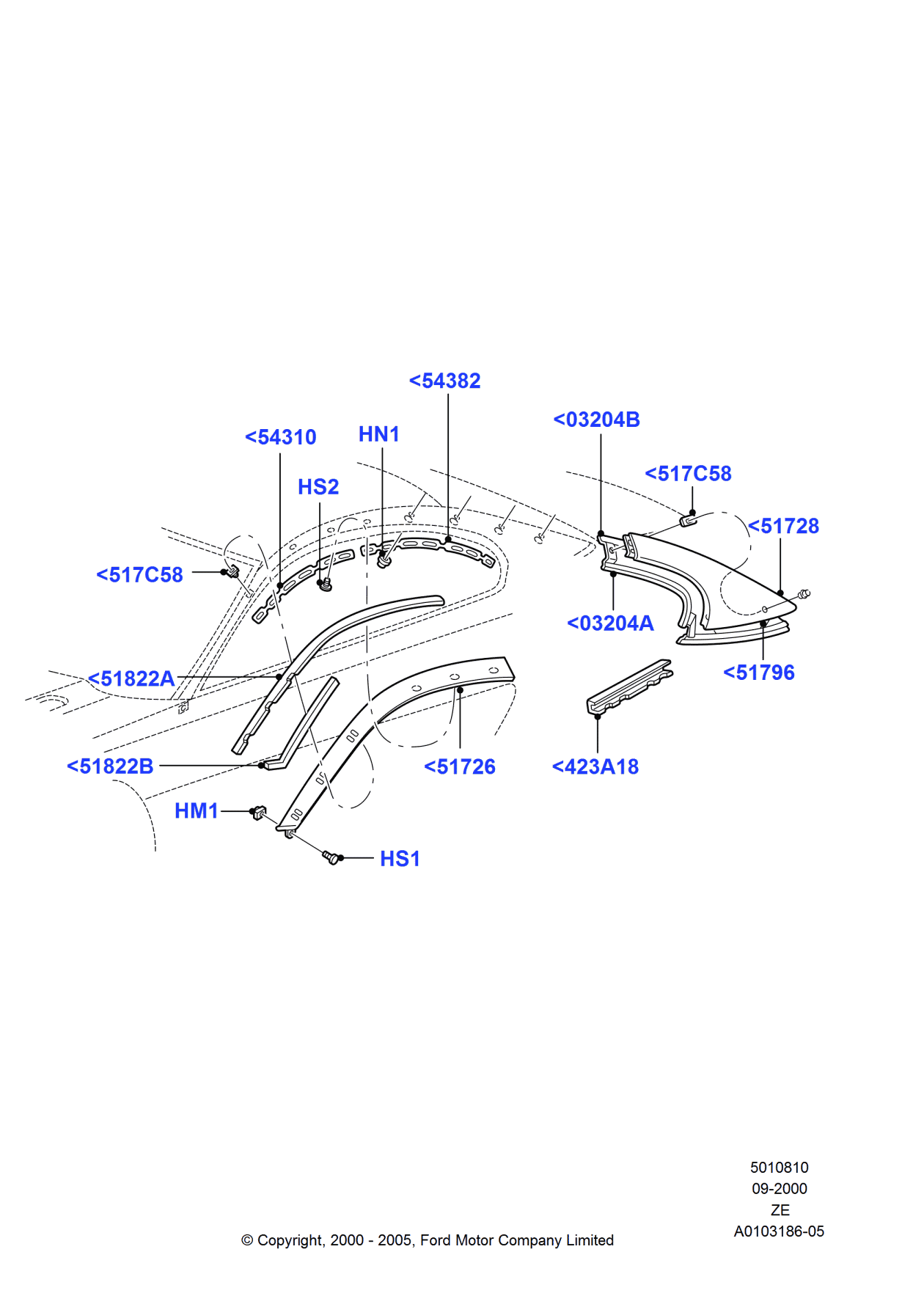 Ford XR3Z-6354382-AA Seal