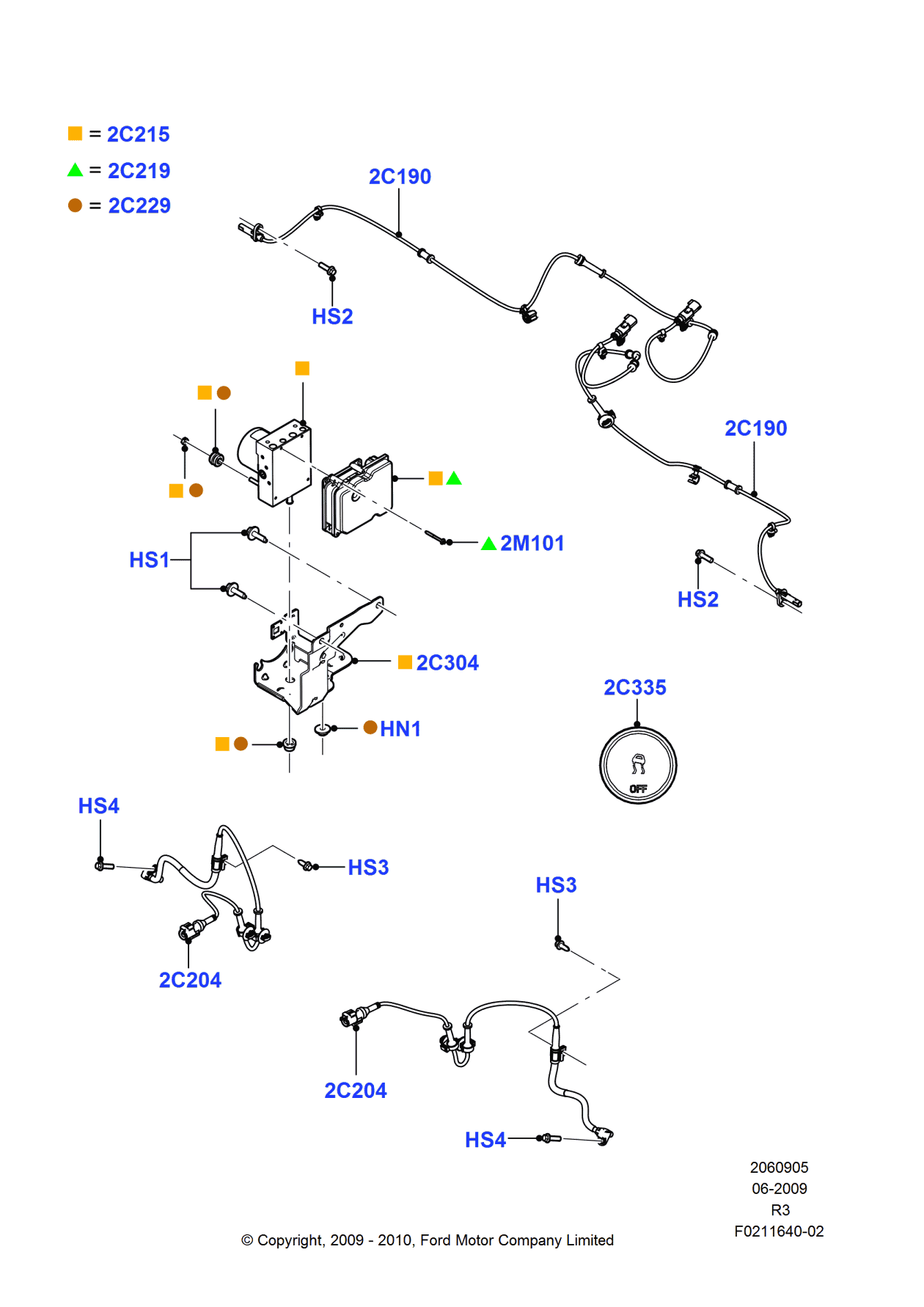 Ford -W705273-S441 Nut - Adjusting Screw