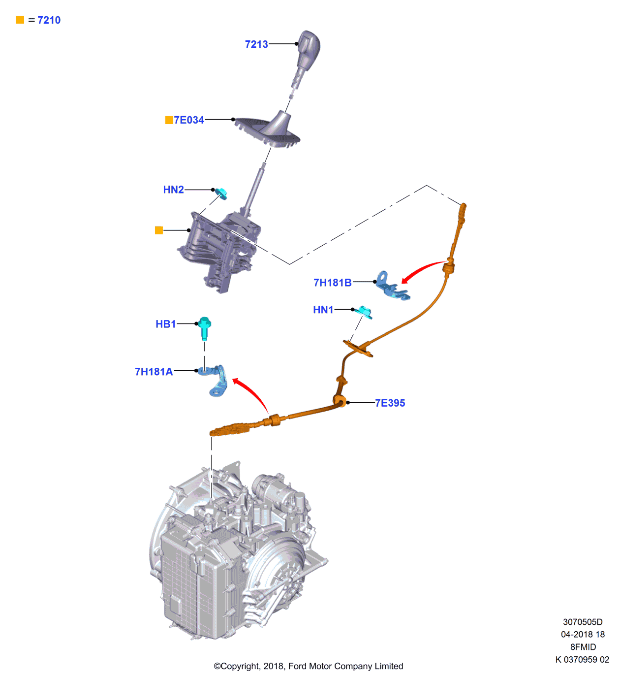 Ford JG9Z-7H181-A CONNECTOR