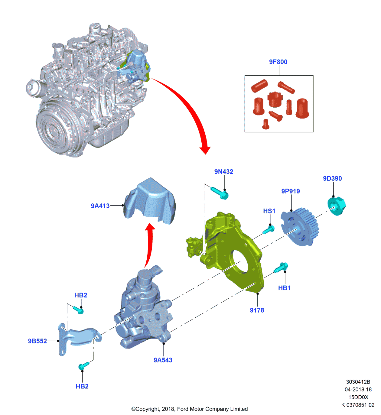 Ford -W718516-S437 BOLT