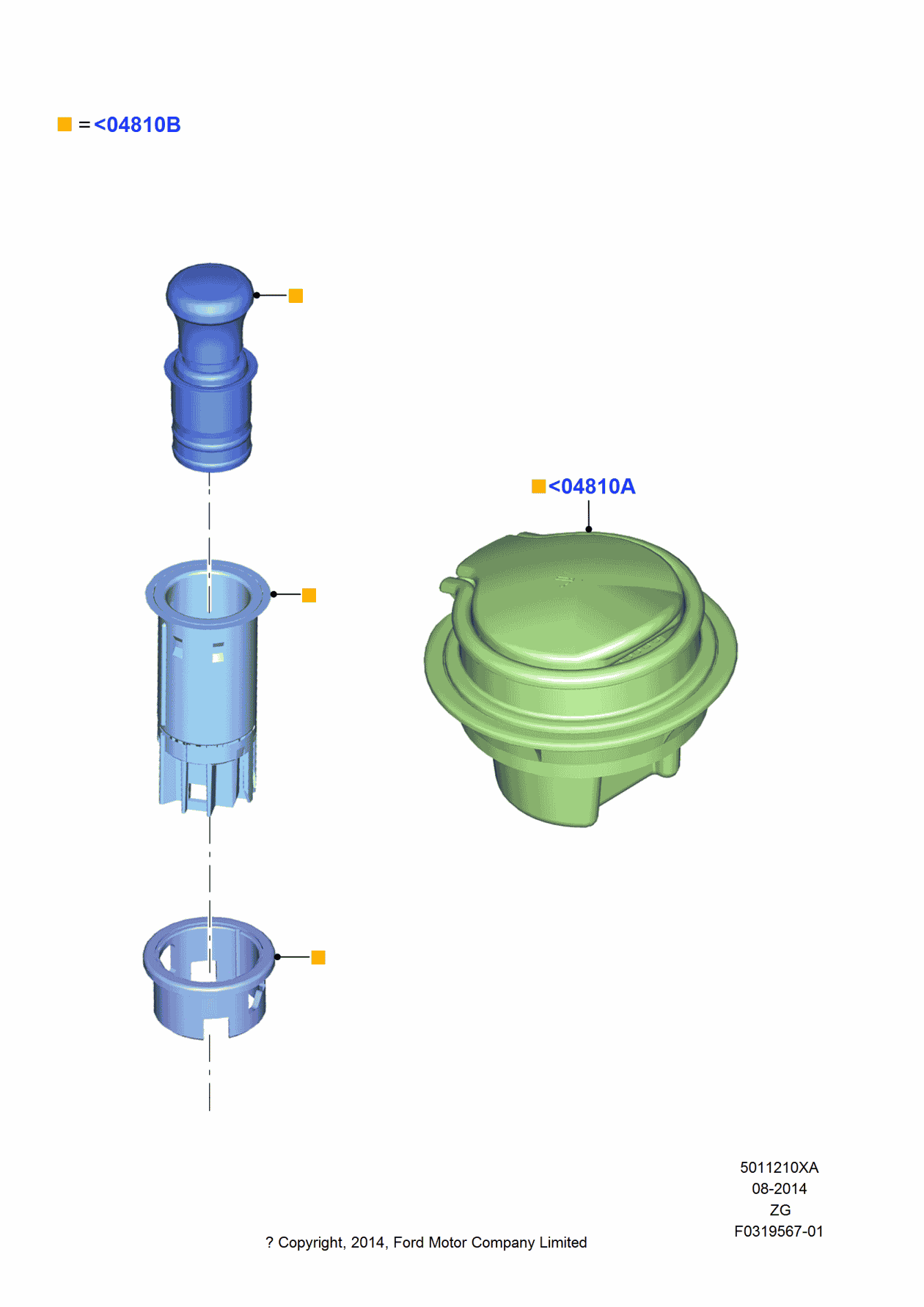 Ford AL3Z-7804810-CA Smokers Pack Kit