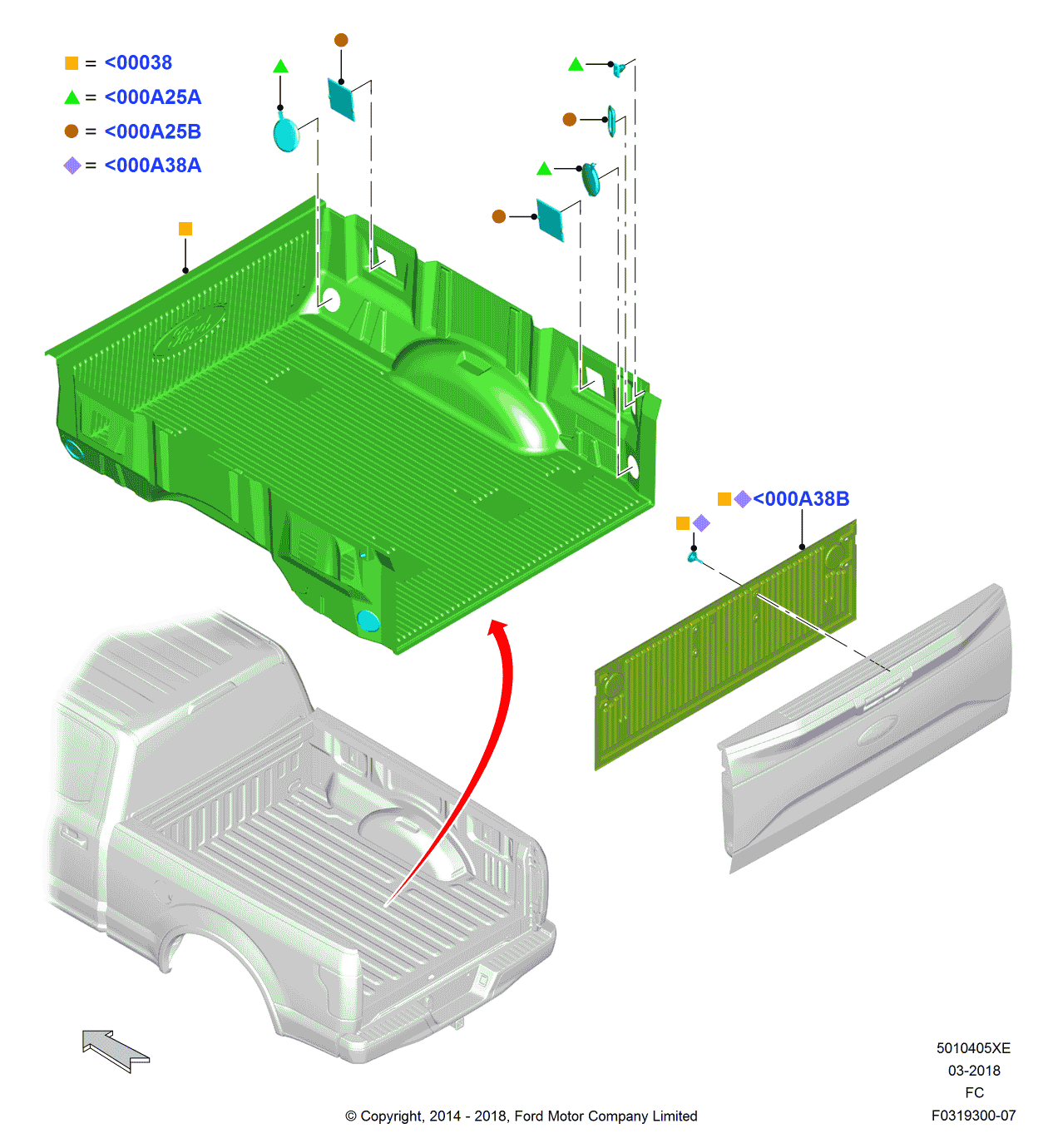 Ford FL3Z-99000A38-HA Liner - Load Compartment