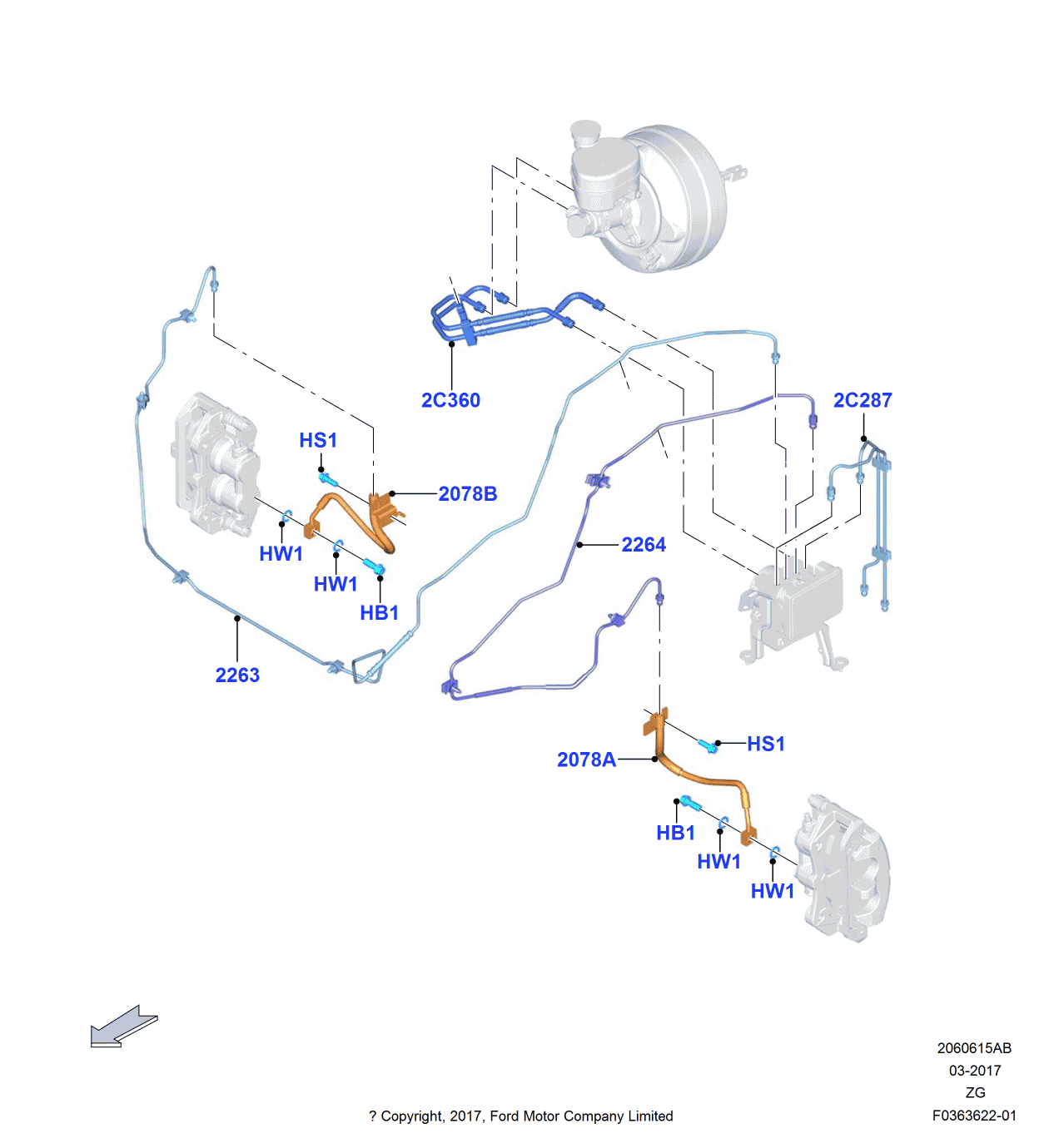 Ford -W712276-S430 Bolt - Banjo