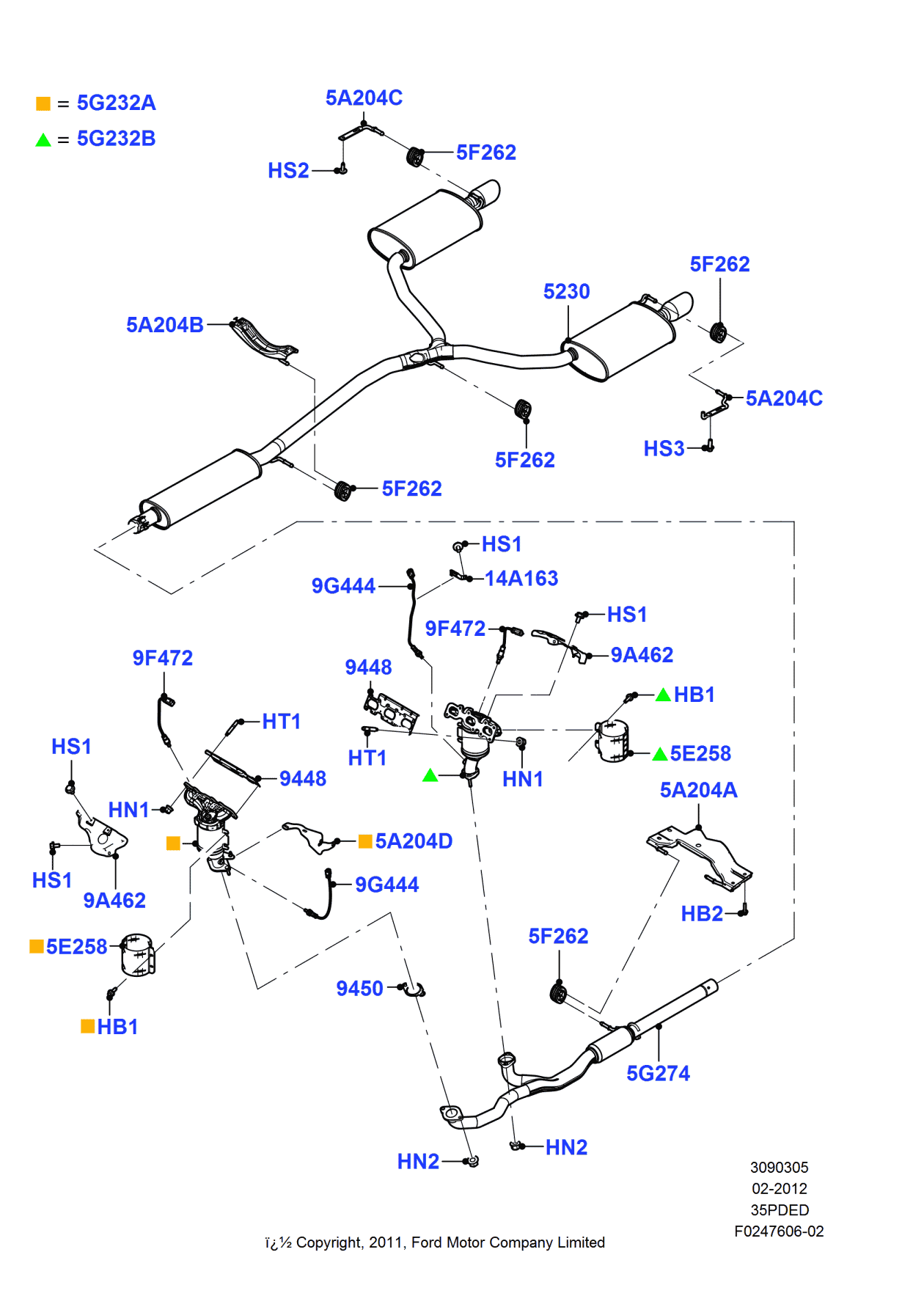 Ford DB5Z-5G232-B Converter Assembly