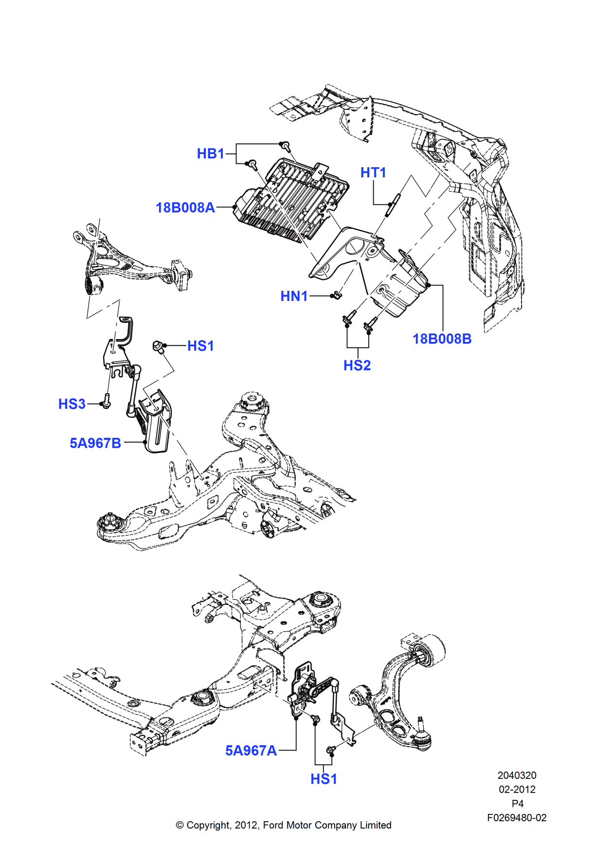 Ford DE9Z-3C097-A Sensor Assembly