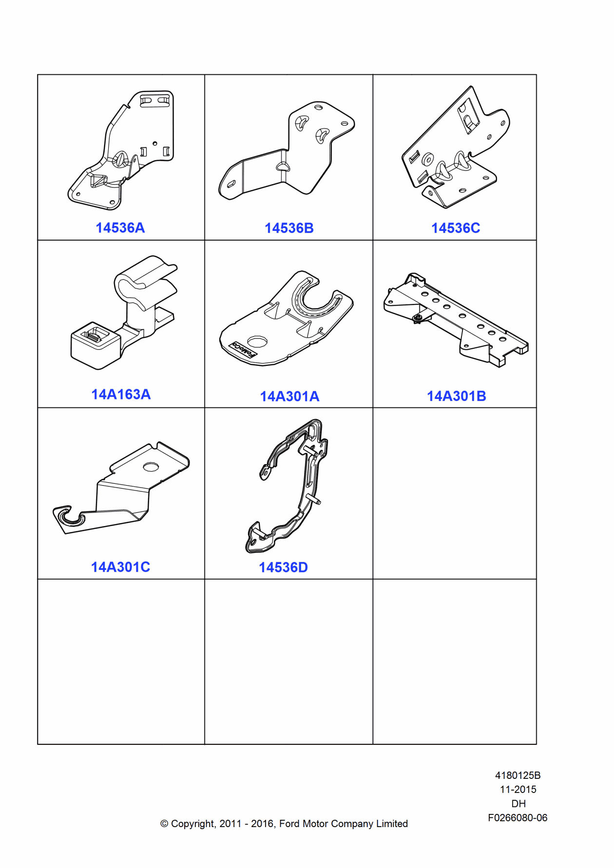Ford H1FZ-14A206-B Bracket - Wiring Connector