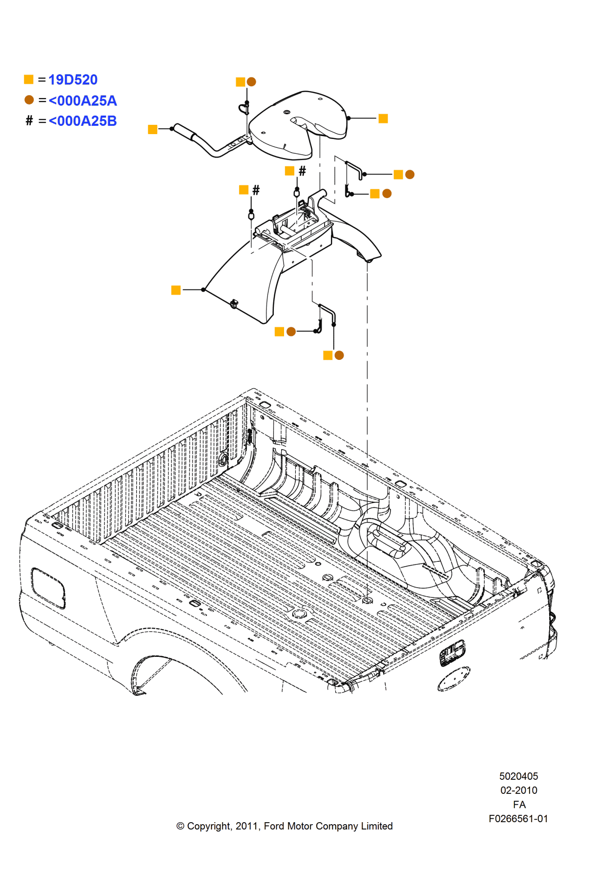 Ford BC3Z-A00A25-C Kit - Fixing Parts