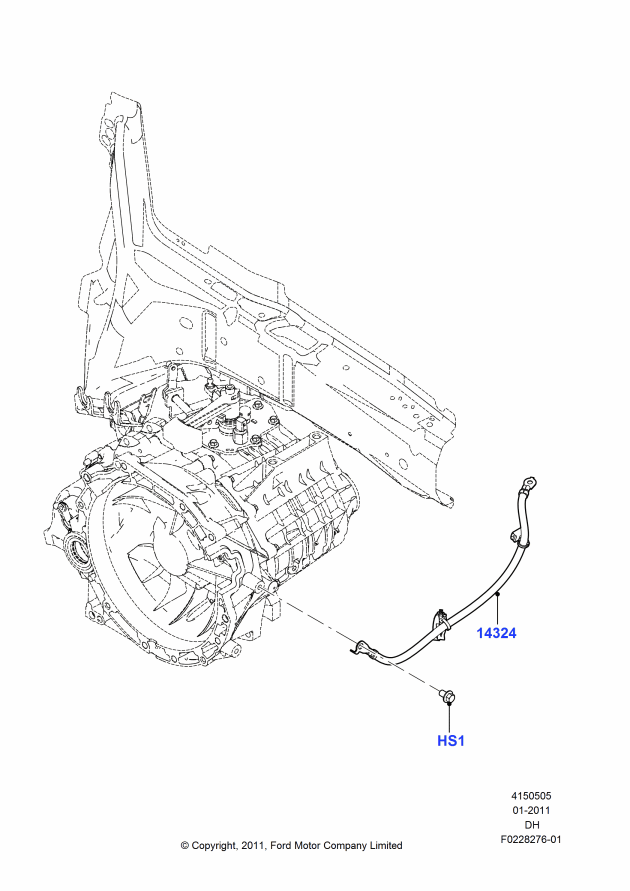 Ford -W500031-S415 Bolt