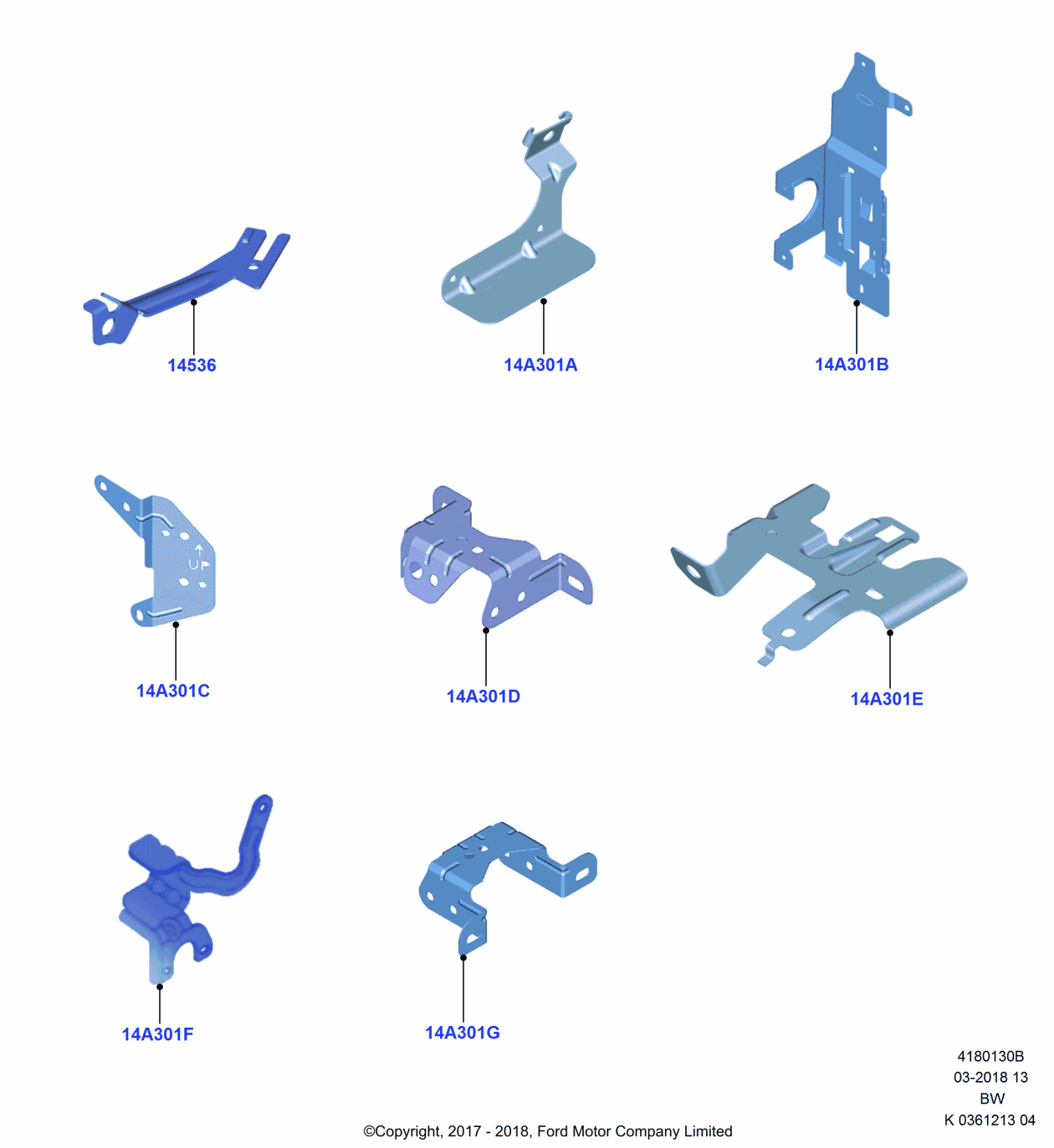 Ford CM5Z-14A301-BA Bracket - Relay