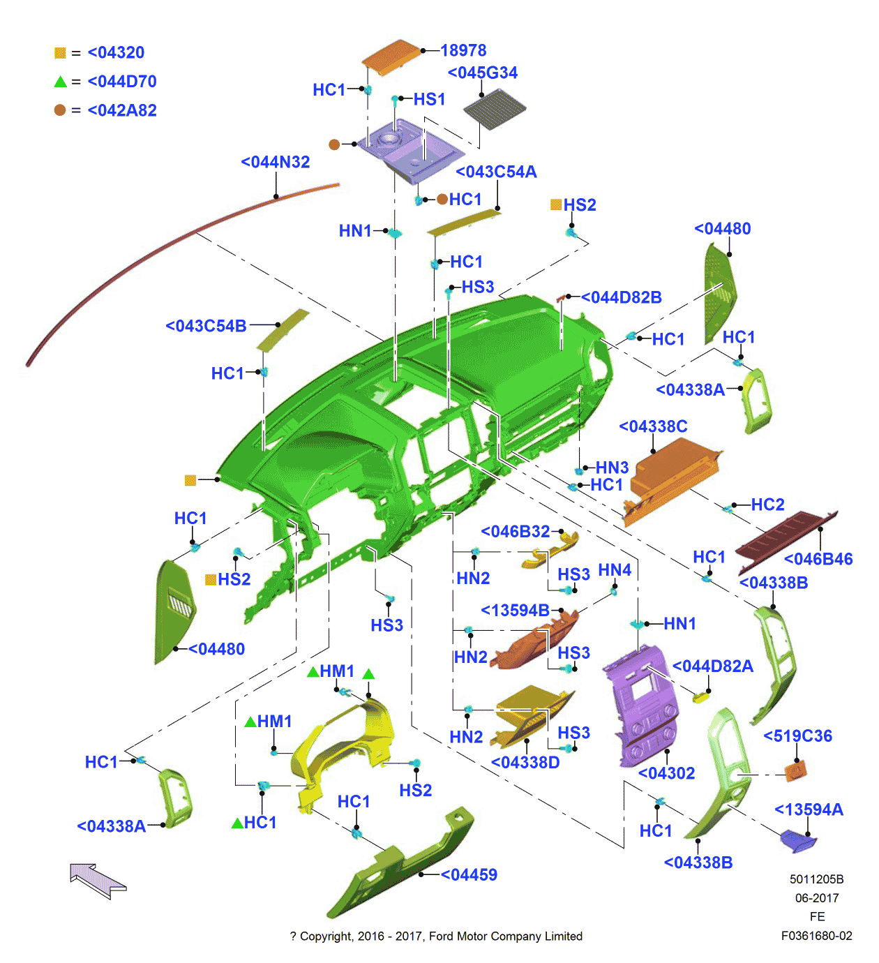 Ford HC3Z-25045F48-BA Cover