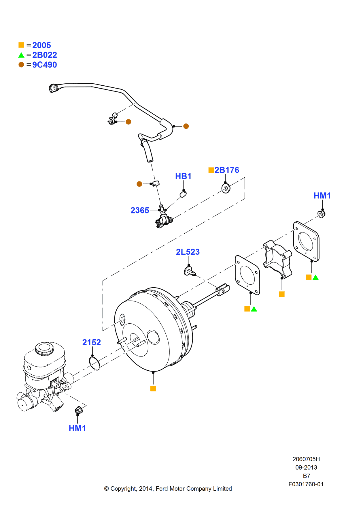 Ford FL1Z-9C490-A Manifold - Vacuum Supply