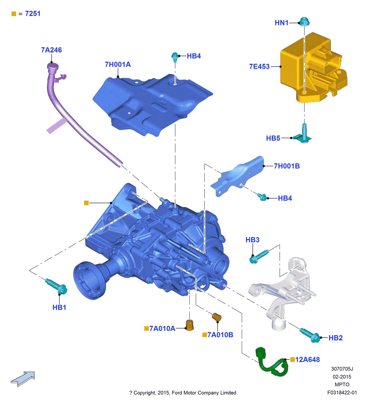 Ford F2GZ-7A246-A Tube - Breather