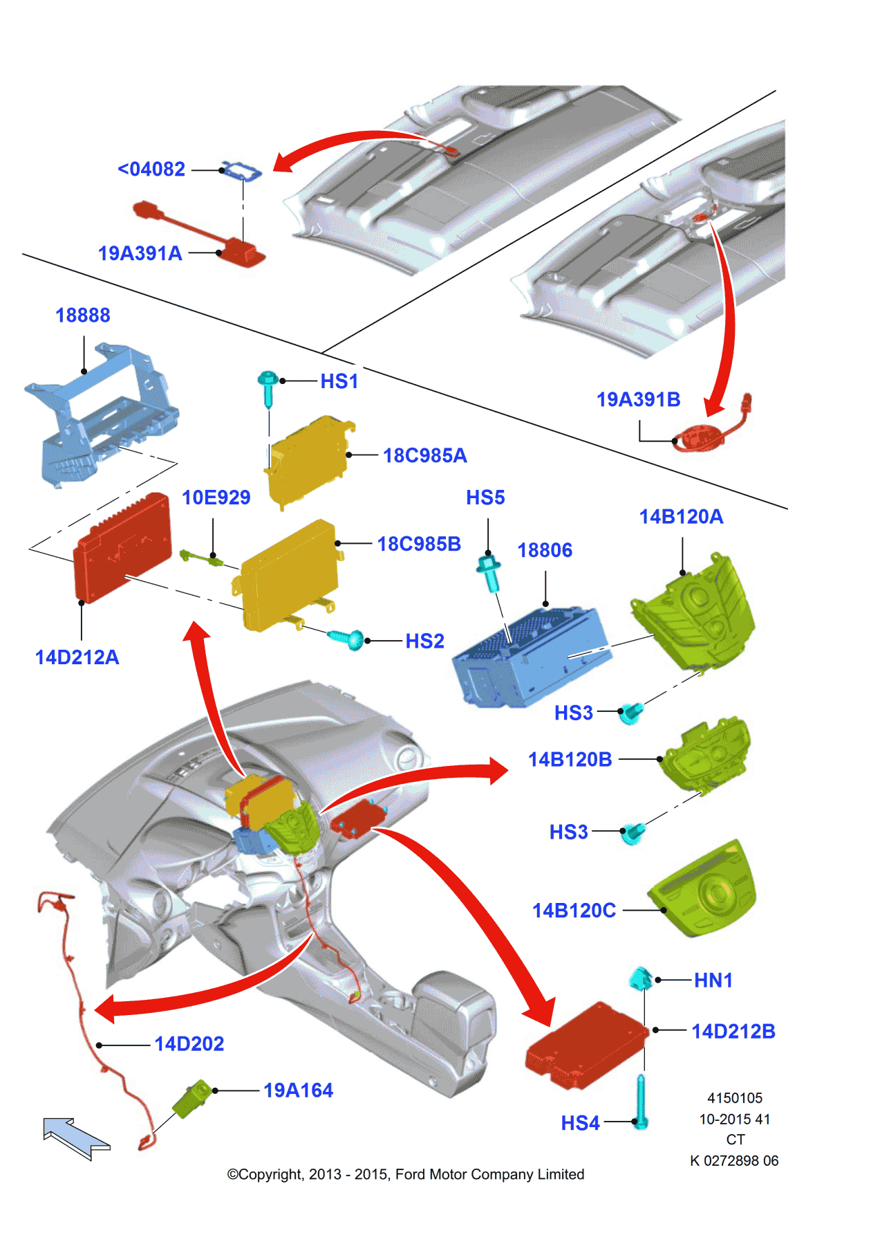 Ford -W502515-S424 Screw