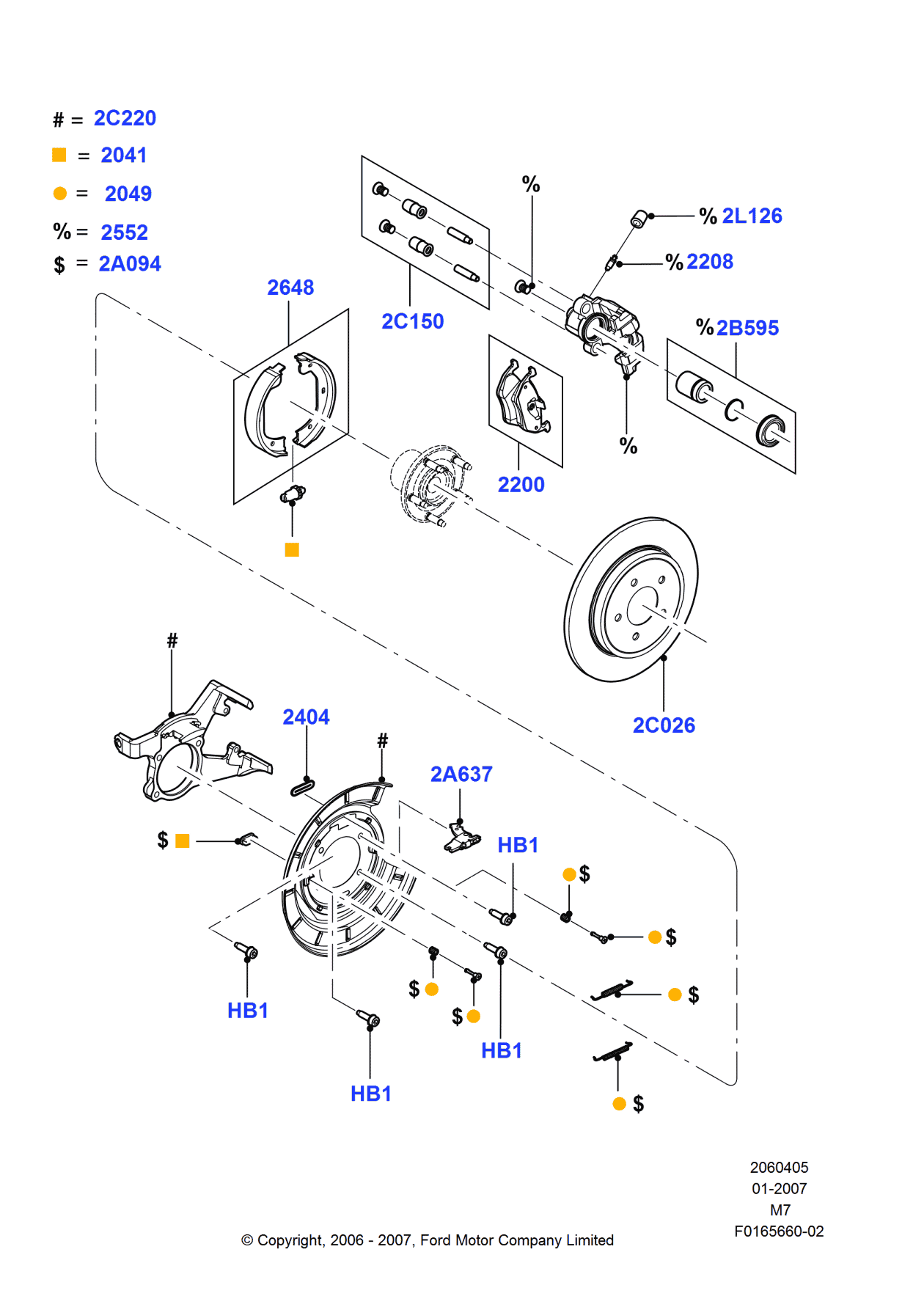 Ford 5L8Z-2041-AA Adjuster Assy - Brake Shoe