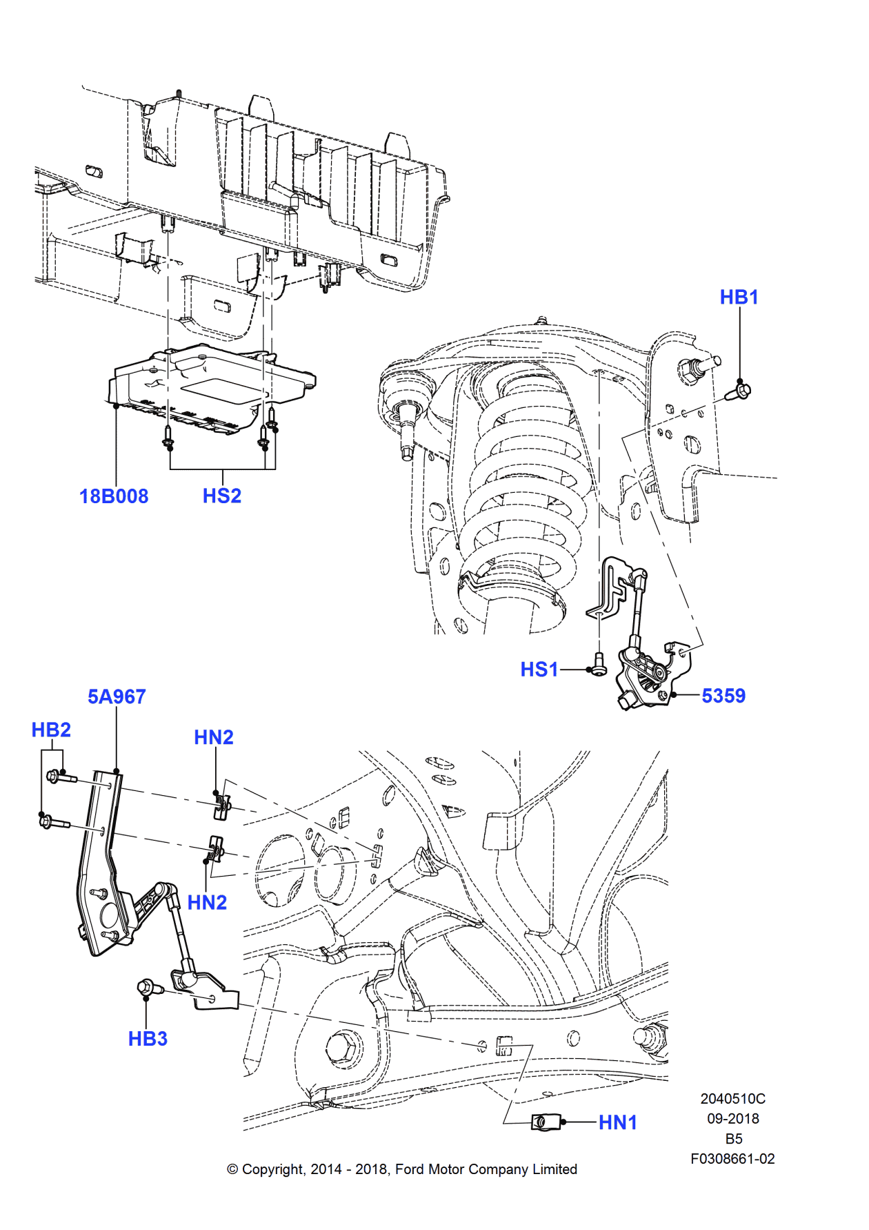 Ford FL1Z-3C097-A Sensor Assembly